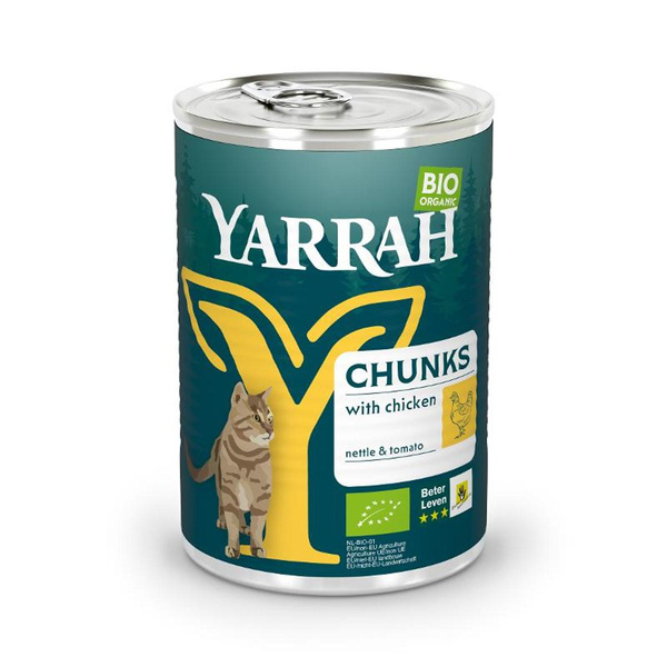 Produktfoto zu Katzenfutter Dose Chunks Huhn, 400g