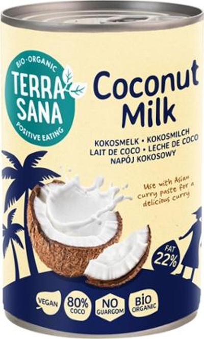 Produktfoto zu Kokosmilch 400ml, TerraSana