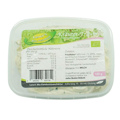 Produktfoto zu Kräuter-Traum Frischkäsecreme 125g