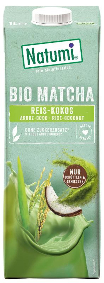 Produktfoto zu Matcha Reis-Kokos-Drink 1l