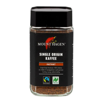 Produktfoto zu Mount Hagen Single Origin Kaffee instant 100g