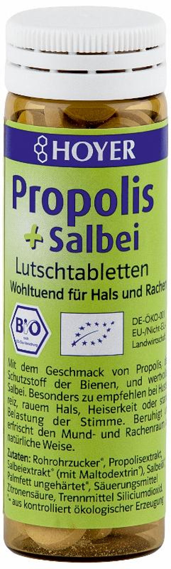 Produktfoto zu Propolis + Salbei Lutschtabletten 30g