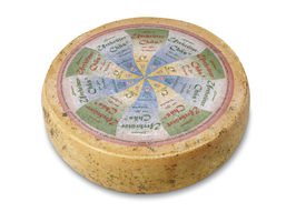 KI generiert: Das Bild zeigt ein Glas mit einem Lebensmittelprodukt namens "Wilde Weidekuh Carlo" in der Geschmacksrichtung "Curry & Dattel". Auf dem Etikett des Glases ist eine stilisierte Kuh abgebildet.