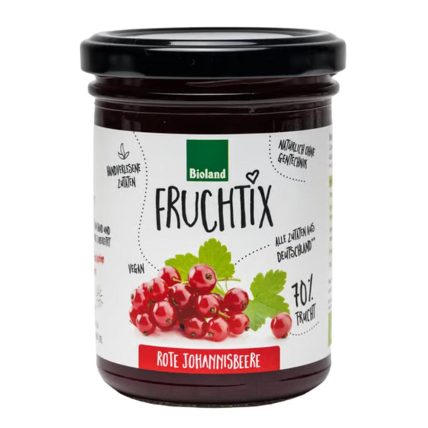 Produktfoto zu Fruchtix Rote Johannisbeere 220g