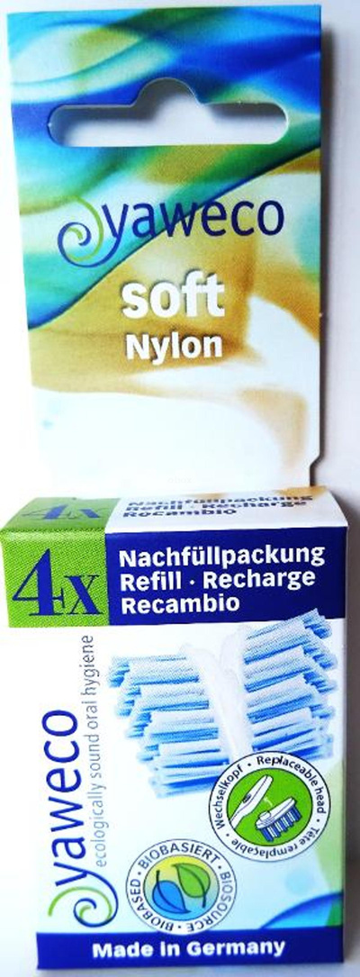 Produktfoto zu Zahnbürsten-Wechselköpfe soft, 4 Stück