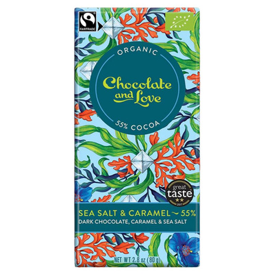 Produktfoto zu Dunkle Schokolade Sea Salt & Caramel, 80g