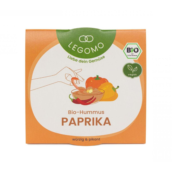 Produktfoto zu Legomo Hummus Paprika 170g