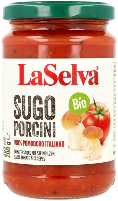 Produktfoto zu Tomatensauce mit Steinpilzen 280g