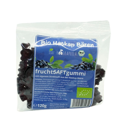 Produktfoto zu Haskap Bären Fruchtsaftgummi 120g