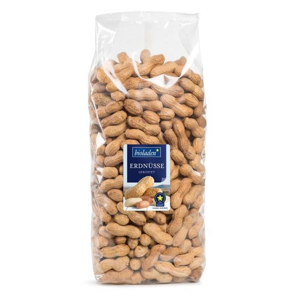 Produktfoto zu geröstete Erdnüsse in der Schale 1 kg