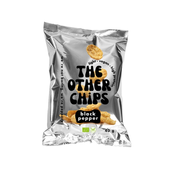 Produktfoto zu Linsenchips Schwarzer Pfeffer, 40g