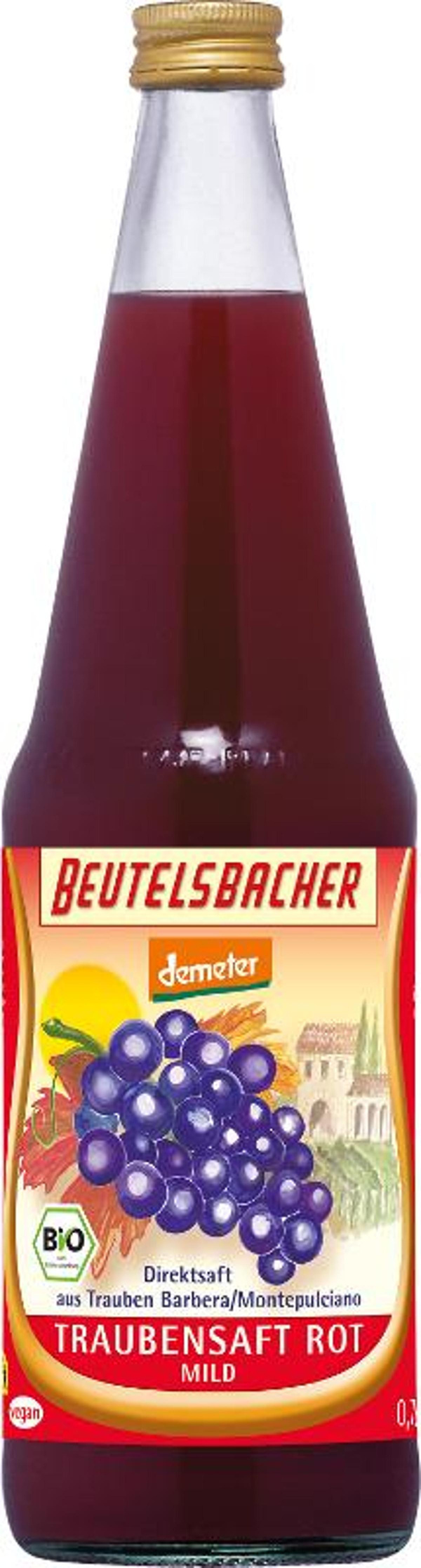 Produktfoto zu Traubensaft rot Barbera naturtrüb 0,7l