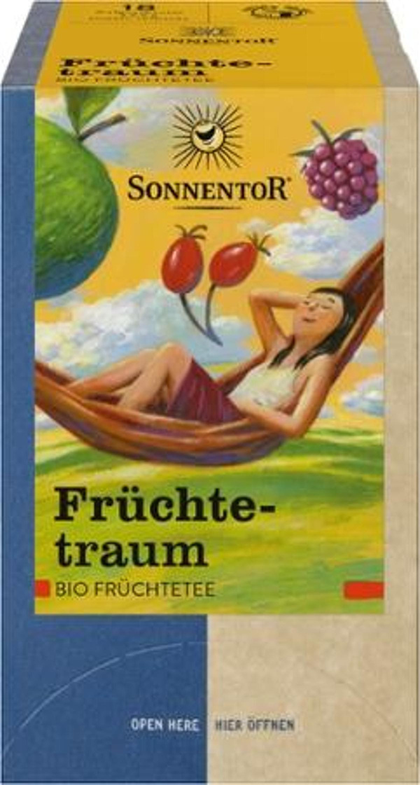 Produktfoto zu Früchtetraum Tee im Beutel, 18 Btl.