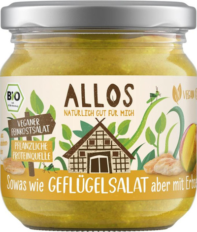 Produktfoto zu Feinkost-Geflügelsalat vegan 165g