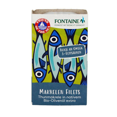 Produktfoto zu Makrelenfilet in Olivenöl 120g