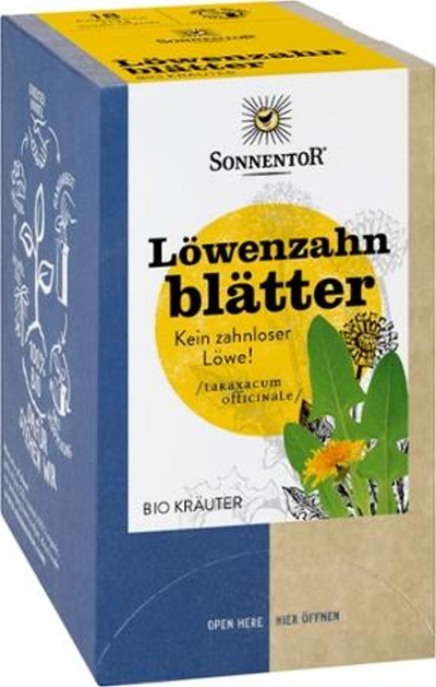 Produktfoto zu Tee Löwenzahnblätter, 18 Btl. à 1,2g