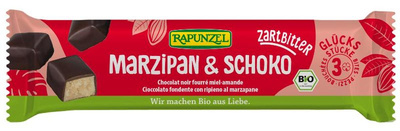 Produktfoto zu Glücksstücke Marzipan Schoko Zartbitter 50g