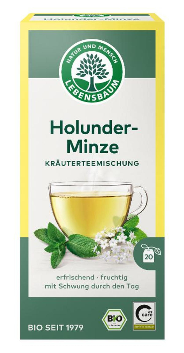Produktfoto zu Holunder-Minze-Tee, 20 Btl., 30g