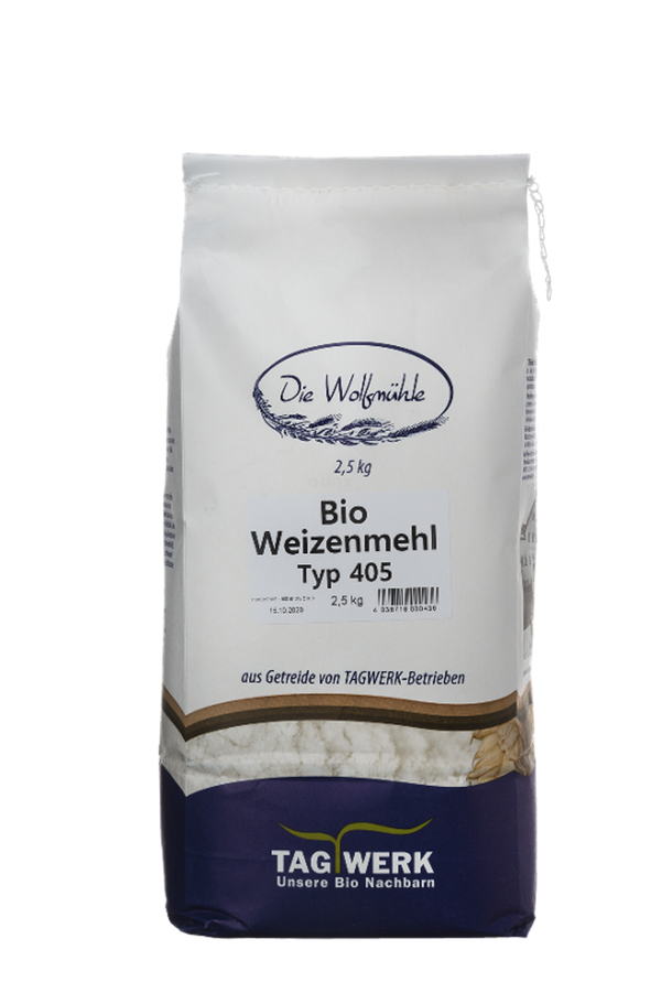 Produktfoto zu Weizenmehl Type 405, 2,5 kg