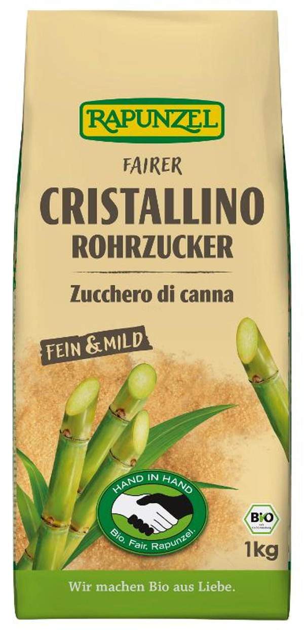 Produktfoto zu Cristallino Rohrzucker 1kg