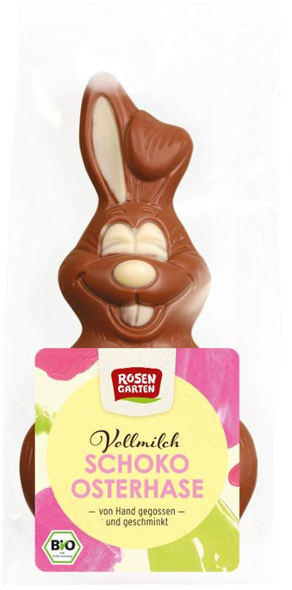 Produktfoto zu Vollmilch-Schoko-Osterhase geschminkt 80g
