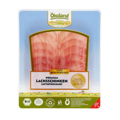 Produktfoto zu Premium Lachsschinken 80g, luftgetrocknet