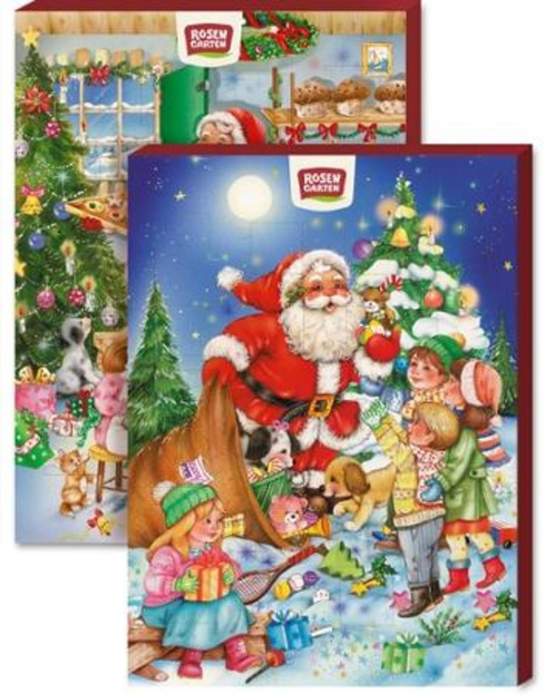 Produktfoto zu Rosengarten Schoko-Adventskalender 75g