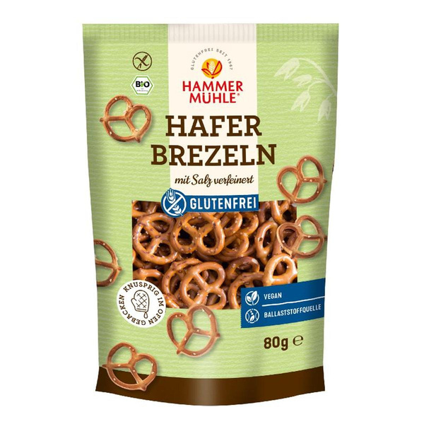 Produktfoto zu Glutenfreie Haferbrezeln, 80g