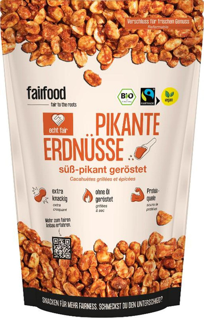 Produktfoto zu Erdnüsse süß-pikant geröstet 125g