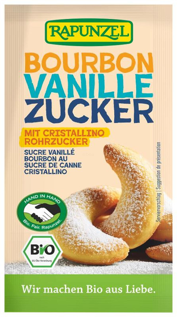 Produktfoto zu Vanillezucker Bourbon mit Cristallino 4x8g