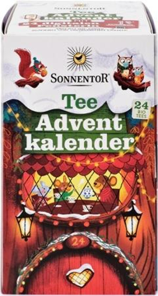 Produktfoto zu Tee-Adventskalender Sonnentor, 24 Beutel, 38,9g