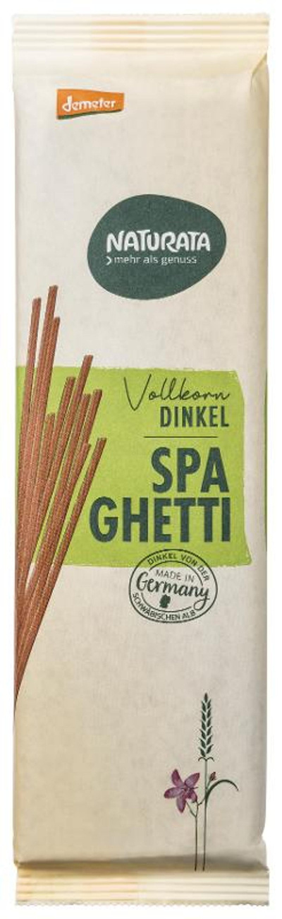 Produktfoto zu Dinkel Vollkorn Spaghetti 500g