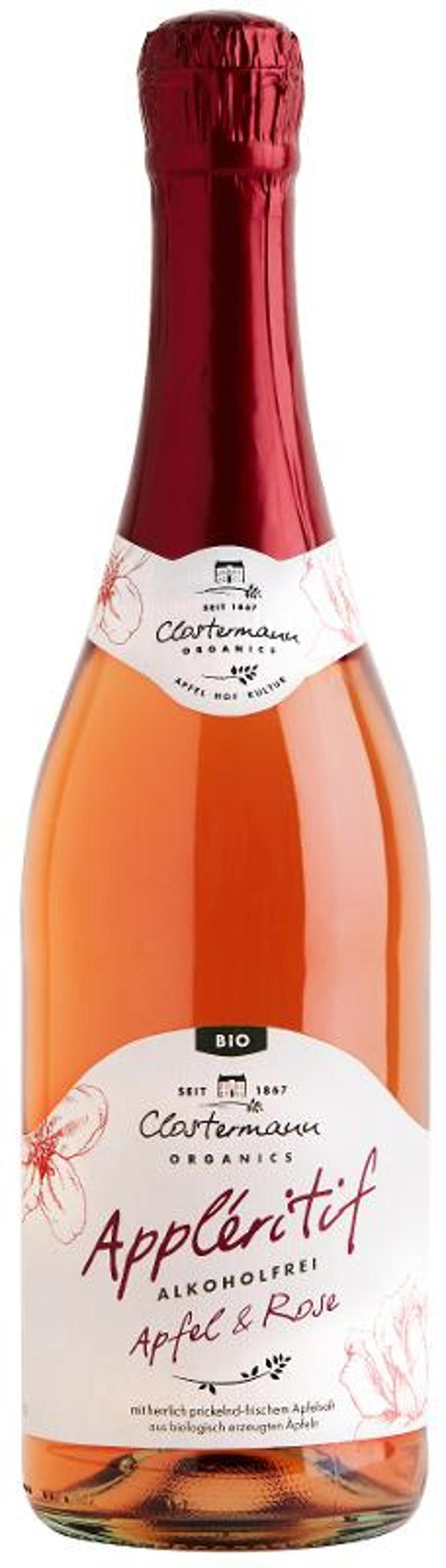 Produktfoto zu Appléritif alkoholfrei Apfel & Rose 0,75l