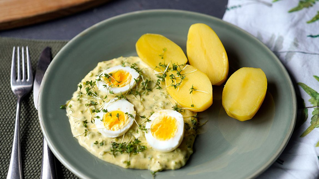 Rezeptbild für Eier in Senfsahne