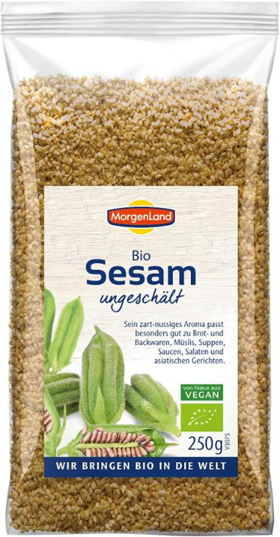 Produktfoto zu Sesam ungeschält, 250g