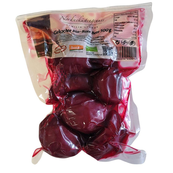 Produktfoto zu Rote Bete gegart im Beutel, 0,5 kg