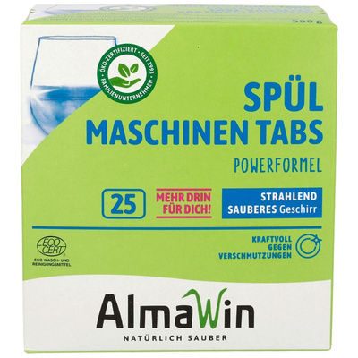 Produktfoto zu Spülmaschinen-Tabs AlmaWin, 25 Stück