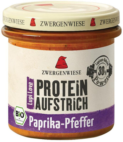 Produktfoto zu LupiLove Proteinaufstrich Paprika-Pfeffer vegan 135g