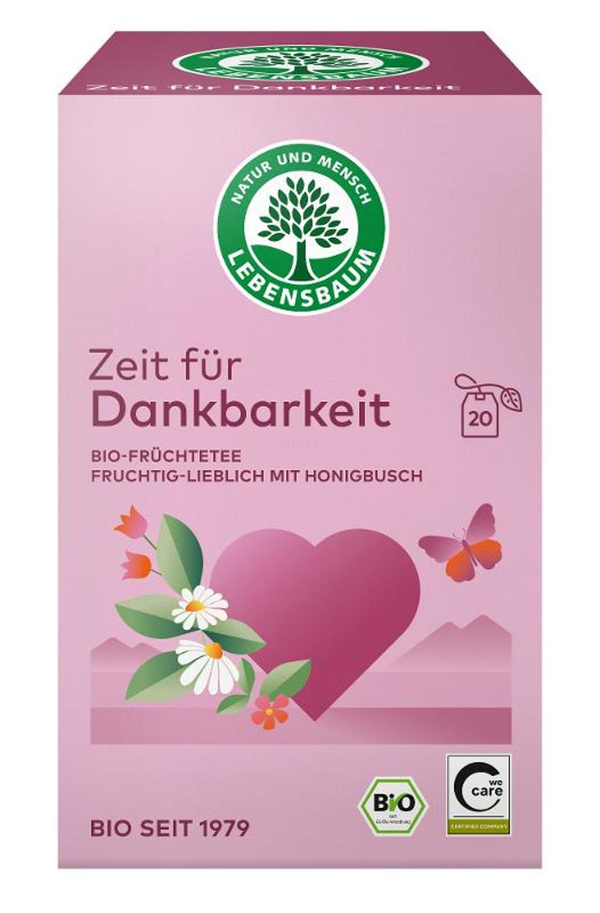 Produktfoto zu Früchtetee, Zeit für Dankbarkeit, 20 Beutel à 2g