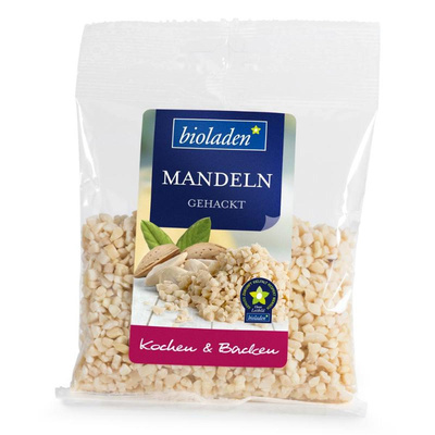 Produktfoto zu Mandeln blanchiert gehackt 100g