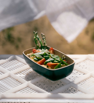 Rezeptbild für Pasta mit Spargel in Ricotta-Zitronen-Soße