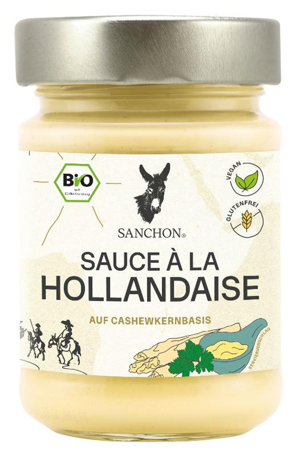 Produktfoto zu Sauce à la Hollandaise vegan im Glas, 170ml