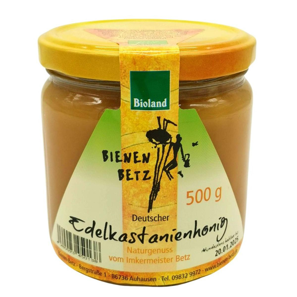 Produktfoto zu Edelkastanienhonig  500g