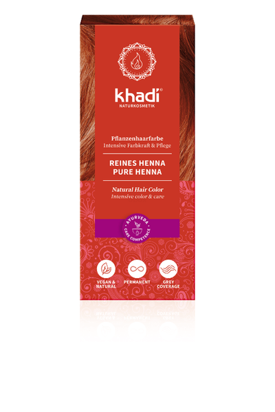 Produktfoto zu khadi Pflanzenhaarfarbe Reines Henna, 100g