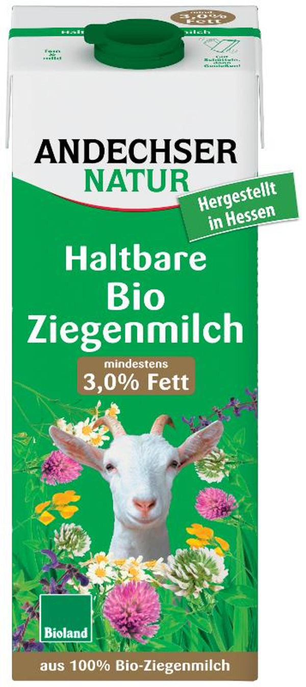 Produktfoto zu Ziegen-H-Milch 3,0% Tetra, 1l