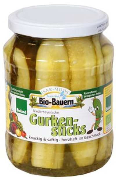 Produktfoto zu Gurkensticks im Glas 670g