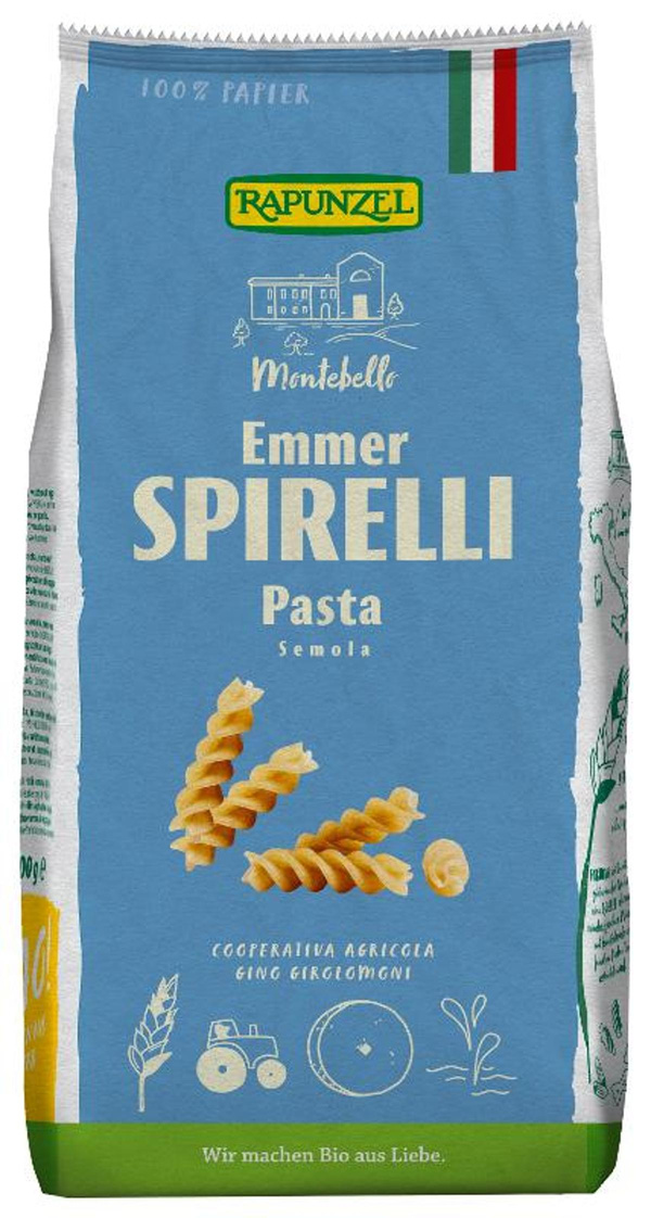 Produktfoto zu Emmer Spirelli semola 500g