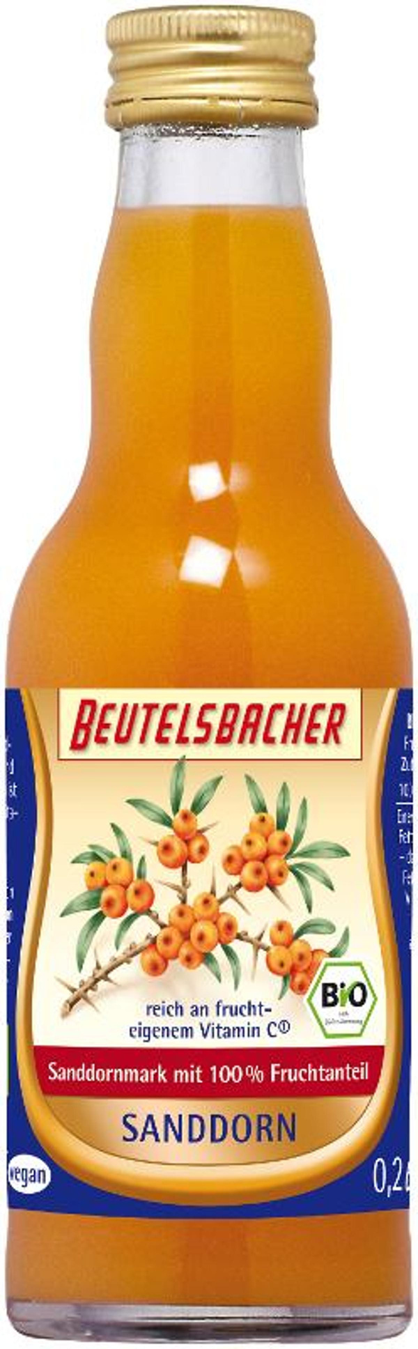 Produktfoto zu Sanddorn Muttersaft 0,2l
