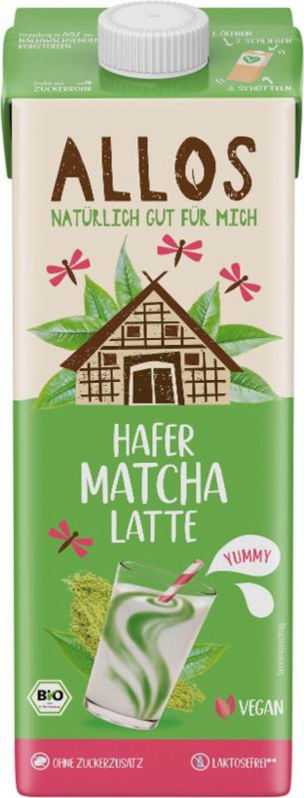 Produktfoto zu Hafer Matcha Latte Drink 1l