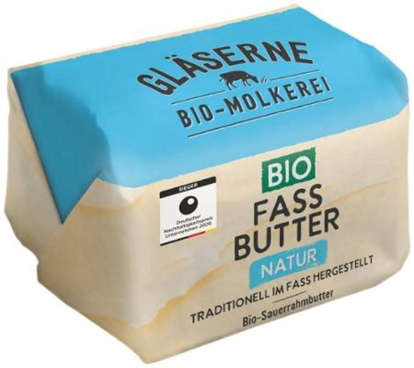 Produktfoto zu Fassbutter Sauerrahm natur 250g